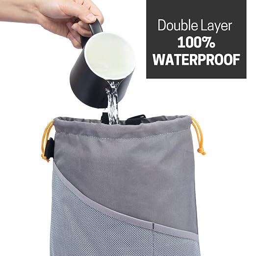 2PCS Hanging Car Garbage Can - Waterproof Leakproof Trash Bag | Car Trash Can with Durable Leakproof Lining, Keeps Vehicle Clean and Neat