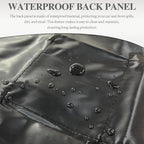 2-Pack Black Kick Mats with Organizer, Backseat Protector Seat Covers for Cars, SUVs, Minivans, and Trucks, Universal Fit Interior Seat Back Protectors