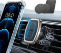 Upgraded Magnetic Phone Clip for Car - Ultra Strong 6 Magnets - Holder for 4-6.7 inch Smartphones (Gold)