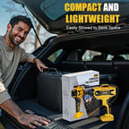 Cordless Tire Inflator Air Compressor Compatible with Dewalt 20V Battery, 160PSI Portable Air Pump with Digital Pressure Gauge, Fast Inflation for Cars, Motorcycles, Bikes (Tool Onlyl)