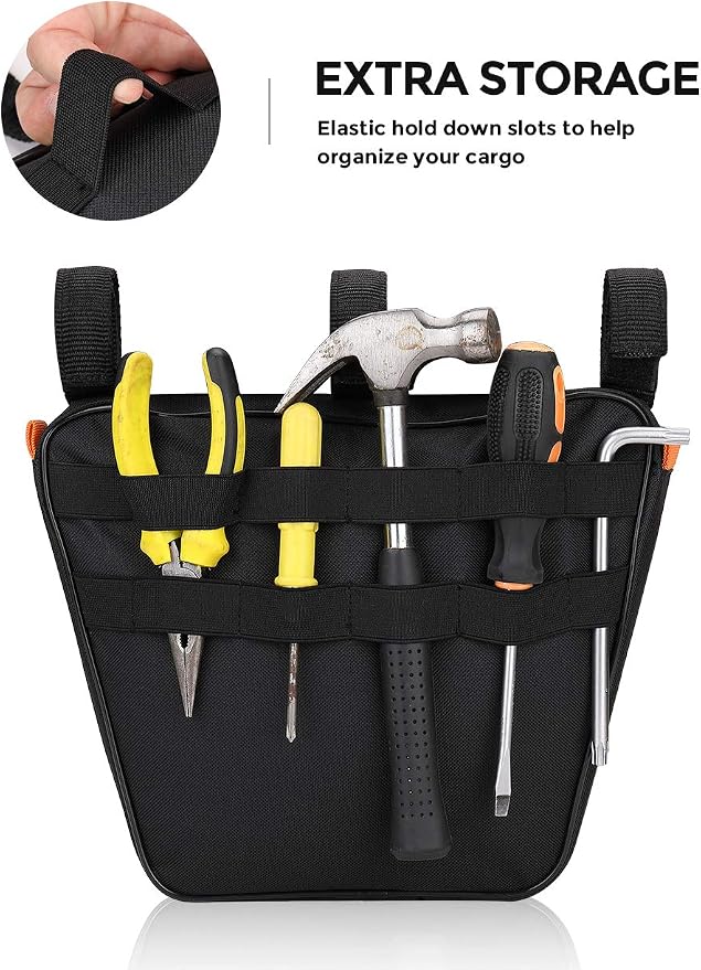 Passenger Grab Handle Storage Bag, Phone Holder Storage Organizer Bag, Multi-Purpose Pouch Organizer Bag Compatible with Wrangler CJ YJ TJ JK JL 1965 to 2026 & JT Gladiator 2020 to 2026 UTV