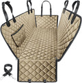 Dog Car Seat Cover for Pets 100% Waterproof Seat Cover Hammock 600D Heavy Duty Scratch Proof Nonslip Durable Soft Back Seat Covers for Full Size Trucks