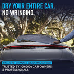Original 2.0 Microfiber Car Drying Towel | 150 x 75cm | Extra Large Channel Weave Drying Cloth | Ultra Absorbent, Scratch-Free, Auto Detailing Towel for Cars SUVs Trucks & Boats