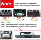 QLED Linux Car Stereo for Toyota Highlander 2008-2014 - Fast Boot Wireless CarPlay & Android Auto Radio, AHD 1080P Backup Camera, Bluetooth, SWC, AM/FM, Dash Kit Replacement