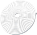 66Ft(20.2M) Long Car Door Edge Guards, U Shape Edge Trim Rubber Seal Protector Car Door Protection Anti-Collision Rubber Clips Easy to Cut No Need Adhesive Fit for Most Vehicles| White
