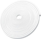 66Ft(20.2M) Long Car Door Edge Guards, U Shape Edge Trim Rubber Seal Protector Car Door Protection Anti-Collision Rubber Clips Easy to Cut No Need Adhesive Fit for Most Vehicles| White