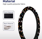 Chicken Steering Wheel Cover, Non Slip Polyester Car Wheel Protector for Car SUV Truck, Universal 15 Inch