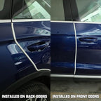 65.6ft (20m) Car Door Edge Guards White – Self-Adhesive PVC, U-Shaped, Fits Most Vehicles, Fade-Resistant, Scratch- and Chip-Resistant – Reduces Dings in Parking Lots