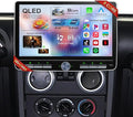 8 Core Car Radio 64G for Jeep Wrangler JK Compass Grand Cherokee Dodge Ram Upgrade Stereo Wireless CarPlay Android Auto,10.1 '' Touchscreen Head Unit Knob Design GPS WiFi AM/FM SWC
