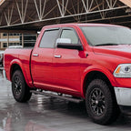 Voron Glass in-Channel Extra Durable Rain Guards for Trucks Dodge RAM 2009-2018 Crew Cab/Dodge Ram 1500 Classic 2019-2024 Crew Cab, Window Deflectors, Vent Window Visors, 4 Pieces - 220010