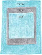 The Liquid8r, Absorbent 70/30 Blend Microfiber Drying Towel for Cars, Trucks, and SUVs, Safe for Detailing, Scratch-Free, Twist Loop, 1100 GSM, 20x24 Inches, Aqua Blue/Grey