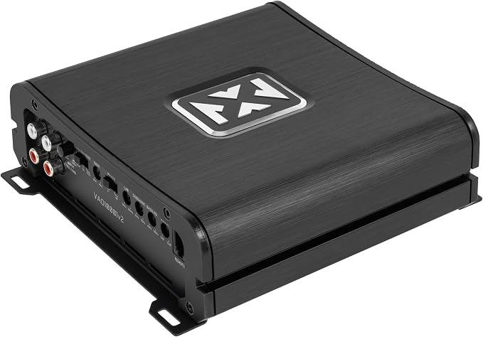 VAD10001 v2 Model Monoblock Class D Amplifier 2000W Peak, 1000W RMS, 1/2/4-ohm Stable, Low Pass X-Over, Bass Boost, Remote Subwoofer Bass Knob, for Car/Truck/Marine/UTV/Motorcycle (VAD10001v2)