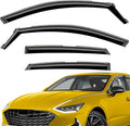 Extra Durable Window Deflectors in-Channel Window Visors Rain Guards Fit for Hyundai Sonata 2020-2026, Sun Visors, Wind Vent for Shades, Exterior Car Accessories - 4pcs. AG0802