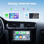 7 Inch Double Din Car Stereo with Wireless Apple CarPlay & Android Auto, Android 13 Car Radio 2GB+32GB, GPS Navigation, Bluetooth, WiFi, Backup Camera, FM/RDS, Universal Double DIN Head Unit