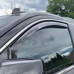 in-Channel Window Visors Rain Guards for Honda CRV CR-V 2023 2024 2025 2026 | Window Deflectors, Vent Visor, Sun Shades, Window Shields, Dark Smoke, Car Accessories