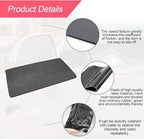 Car Dashboard Anti-Slip Rubber Pad, 10.6 x 5.9 Universal Non-Slip Car Magic Dashboard Sticky Adhesive Mat for Phones Sunglasses Keys Electronic Devices and More Use (Black/Car Texture)