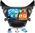 Android 13 6G+128G Car Stereo for Hyundai Elantra 2011 2012 2013 9 Inch Touch Screen Car Radio with CarPlay Android Auto Bluetooth Weather Forecast 59UI GPS Navigation WiFi Network Radio 32EQ