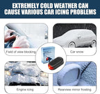4pcs AntiFreeze Electromagnetic Car Snow Removal Device,Solar Car Interference Antifreeze Instrument with Flashing Led for car windshield,Rechargeable Electromagnetic Car Defroster for All Vehicles