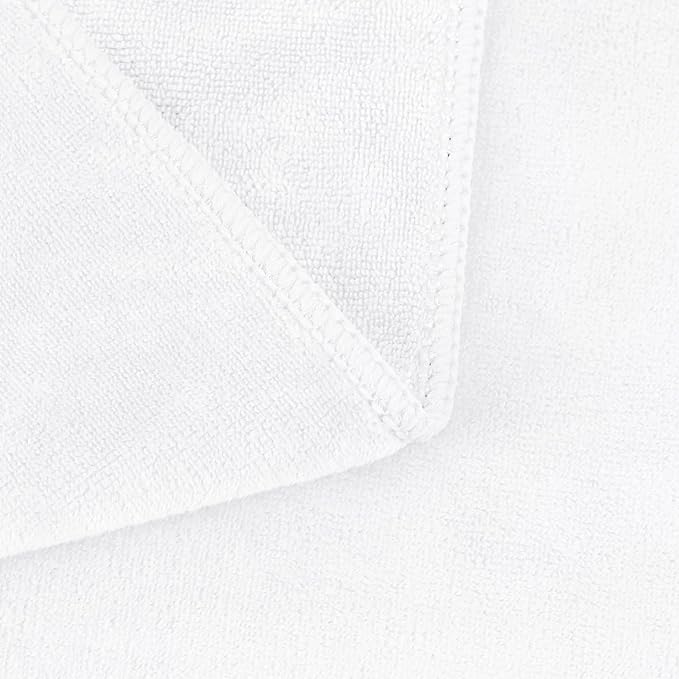 Microfiber Bath Towels, Oversized Bathroom Towel 2 Pack 40" x 80", Super Absorbent and Fast Drying, Soft Large Microfiber Bath Sheet for Beach, Sport, Fitness, Yoga, White