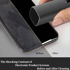 Car Screen Cleaner Spray and Wipe for Women, Cell Phone Touchscreen Cleaning Wiper Kit Accessories for MacBook Display iPad iPhone Mac Laptop Computer Monitor TV Screens, Black Grey White