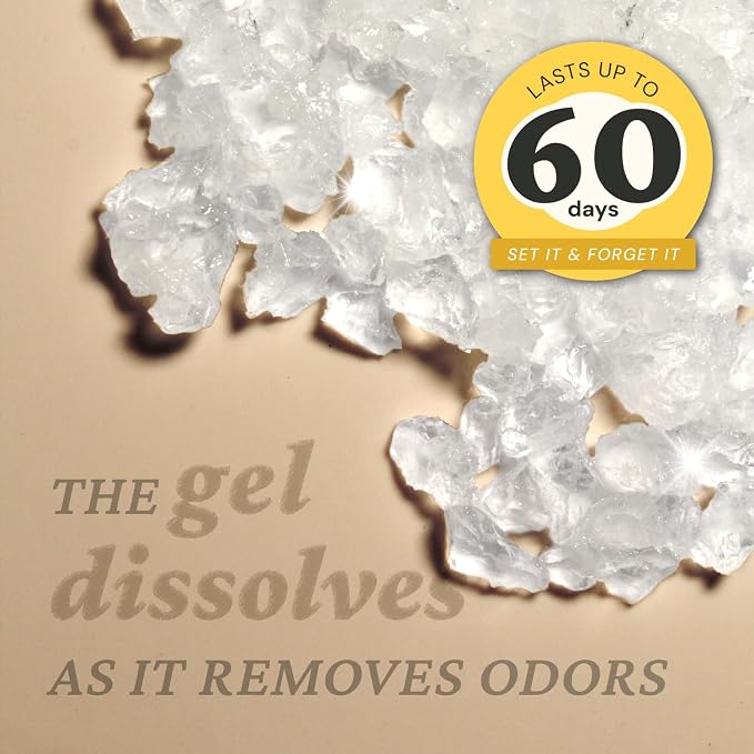 Lemon Odor Removing Gel, 15 oz. | Odor Absorbers for Home | Safer Odor Relief | Natural Plant-Based Odor Eliminator | Every 15 oz. lasts 30-60 Days | For Cooking, Trash & Pets