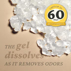 Lemon Odor Removing Gel, 15 oz. | Odor Absorbers for Home | Safer Odor Relief | Natural Plant-Based Odor Eliminator | Every 15 oz. lasts 30-60 Days | For Cooking, Trash & Pets