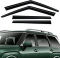 Rain Guards Compatible with Hyundai Palisade 2026, Tape-on Durable Side Window Sun Wind Deflectors, 2026 Palisade Rain Guard Black 4 PCS