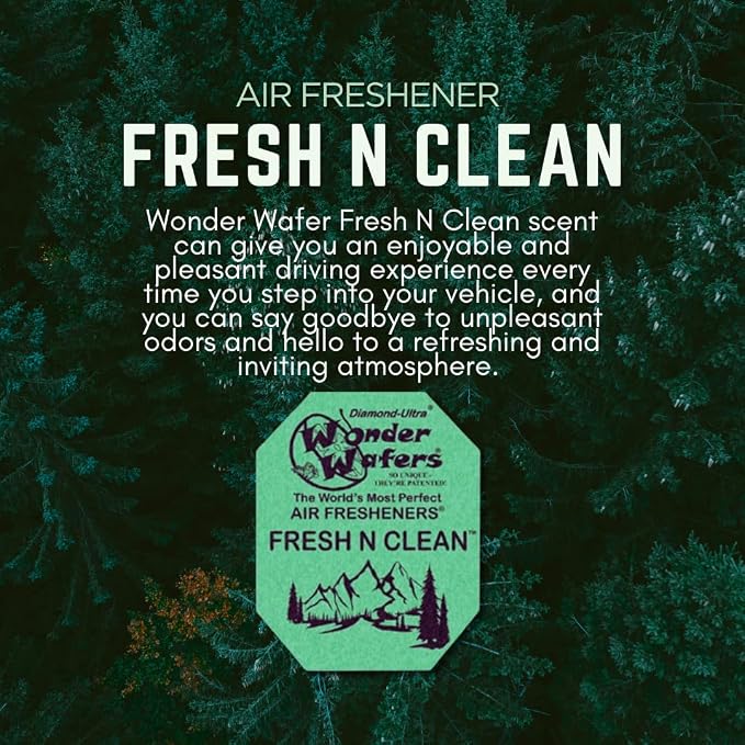 Wonder Wafers 75 Count Air Fresheners Individually Wrapped, Fresh N Clean Fragrance