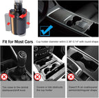 7.9-9.8in Expandable Car Cup Tray, 360 Rotating w/Phone Holder for RV Truck | Road Trip Essentials / Travel Must-Have / Snacks Food Tray