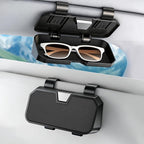 Sunglasses Holder for Car Visor Leather Eyeglasses Organizer Case for BMW X3 X5 X7 X1 3 4 2 5 Series Accessories