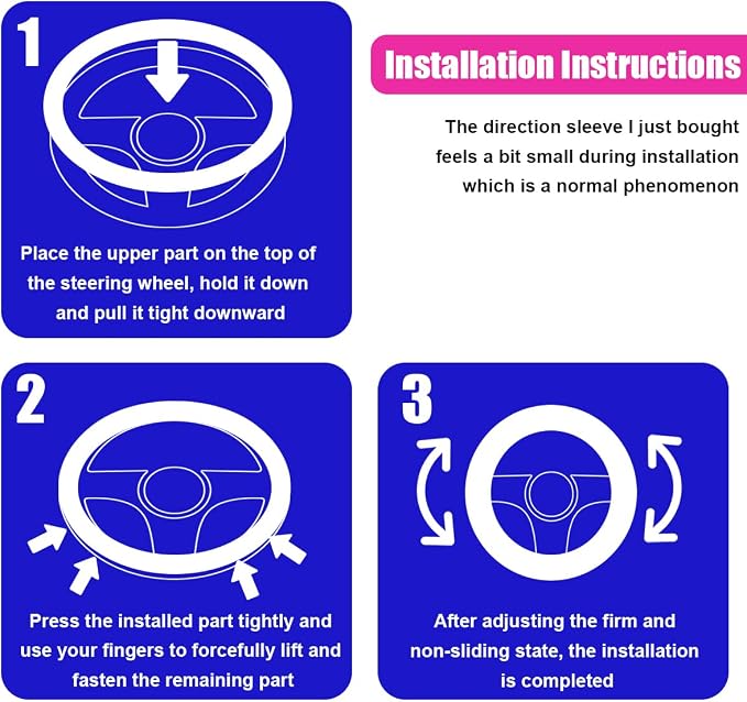 Elastic Stretch Steering Wheel Cover, Anti-Slip, 15inch, Black | Microfiber Odorless Breathable Ice Silk Car Steering Wheel Protector, Easy Carry, Warm in Winter & Cool in Summer