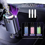 Smart Retractable Car Charger 69W USB C Fast Charge Air Freshener Starlight | 5 in 1 Fast Car Phone Chargers Adapter with Aromatherapy, Compatible with iPhone 17 16 15 14 13 and Android