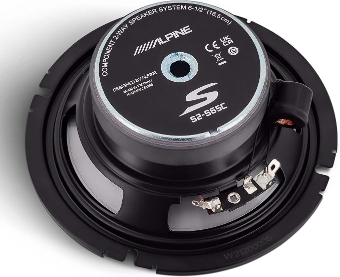 S2-S65C, S Series 6.5" 2-Way Hi-Res Speakers + Foam Baffle Kit Bundle