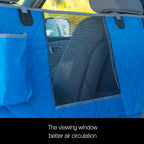 Dog Seat Cover for SUV and Small Truck, Waterproof Car Hammock Heavy Duty Back Seat Cover for Dog with Mesh Window Durable Scratchproof Pet Car Seat Protector for Rav4 CR-V Jeeps