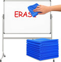 Cleaning Cloth Dry Erase Cloth Cleaning Rags Reasonable Kitchen Towels Microfiber Towels Cars Wash(12 x 12 Inch,Blue,10 Pcs)