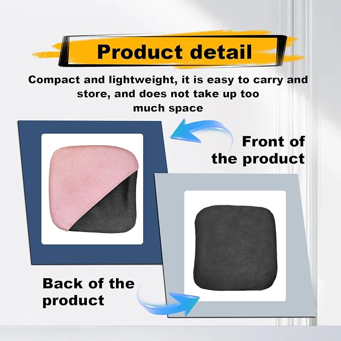 Car Screen Cleaner, Car Accessories Car Screen Wipes, Microfiber Auto Screen Cleaning Pad, Touch Screen Cleaner for Car, Fit for Car Dashboard LCD Display Interior Car Accessories(Pink gray)