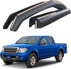 Goodyear Shatterproof in-Channel Window Deflectors for Suzuki Equator 2009-2012 Crew Cab, Rain Guards, Window Visors for Cars, Vent Deflector, Car Accessories, 4 pcs - GY007868