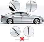 4 Pcs Car Door Anti-Collision Strip Door Edge Guards Anti-Rub Protector Trim Carbon Fiber Texture Car Door Corner Bumper Protector Anti-Scratch Universal for All Cars SUV (I)