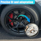 YoRise 2PCS 10 mm Car Wheel Spacers, PCD 100-120mm Aluminum Alloy Hub Centric Wheel Spacer for 4 & 5 Lug, Universal Car Tire Accessory for 4X100, 4X114.3, 5x108, 5x112, 5x120 Bolt Pattern(10MM)