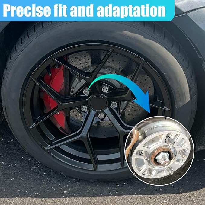 YoRise 2PCS 8 mm Car Wheel Spacers, PCD 100-120mm Aluminum Alloy Hub Centric Wheel Spacer for 4 & 5 Lug, Universal Car Tire Accessory for 4X100, 4X114.3, 5x108, 5x112, 5x120 Bolt Pattern(8MM)