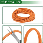 Universal Car Door Edge Protective Sealing Strip U-Type Door Scratch Protection Guard, 49.21ft 15m, Anti-scratch Collision, PVC Iron, Orange