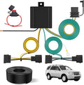 4 Pin Trailer Wiring Harness Kit 56329 Vehicle Custom for 2004 2005 2006 2007 2008 2009 2010 2011 2012 Ford Escape Edge Freestar Mazda Tribute Mercury Mariner Lincoln MKX