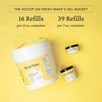 Odor Removing Gel Bucket, 15.5 lb. (248 oz.) | Lemon Scent Refill | Odor Absorbers for Home | Safer Odor Relief | Natural Plant-Based Odor Eliminator | For Cooking, Trash & Pets