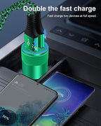 Dual Port Car Phone Charger, [2Pack] 3.4a Fast Charge USB Cargador Carro | Lighter Adapter Cigarette Auto Power Adapter Block for iPhone, Samsung Galaxy, Google Pixel, LG, Motorola, GPS, LED Light Car