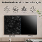 TV Screen Cleaner, Non-Drip Touchscreen Spray with Wiper for CD Disc Laptop Phone Tablet Computer Lens(200ml)