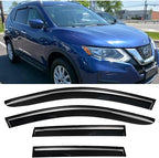 Vent Window Visors rain Guards Wind Deflectors for Nissan Rogue 2014-2020, Smoke Tinted 4pcs 2015 2016 2017 2018 2019 94827