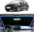Foldable Car Windshield Sun Shade Compatible with Toyota 2020-2026 Corolla,Oxford Cloth Sunshade for Car Windshield,Windshields Cover Sun Shade for Reducing Temperatures with Storage Bag