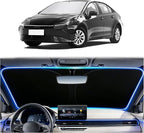 Foldable Car Windshield Sun Shade Compatible with Toyota 2020-2026 Corolla,Oxford Cloth Sunshade for Car Windshield,Windshields Cover Sun Shade for Reducing Temperatures with Storage Bag