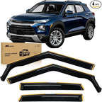 Durable in Channel Rain Guards for Chevrolet/Chevy Trailblazer 2021-2026 Window Deflectors,Anti-Rain Vent Window Visors-4pcs