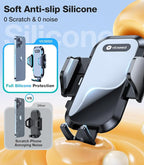 Upgrade Ultra Stable Car Phone Holder Mount【Double Lock Metal Clip】 Universal Air Vent Phone Mount,Mobile Cell Phone Holder for Your Car,for iPhone 17 Pro Max 16 and All Phone